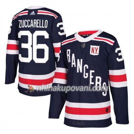 New York Rangers Dresy Mats Zuccarello 36 2018 Winter Classic Adidas Modrá Authentic - Pánské